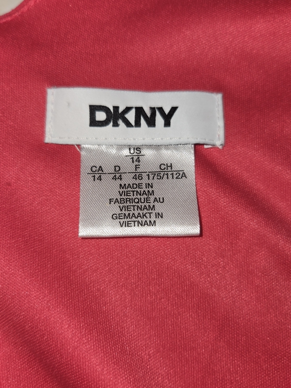 DKNY V-Neck Pink Wrap Midi Dress with Tie Waist - Picture 4 of 11